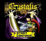 Crystalis (USA) Title Screen